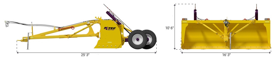 K-Tec Model 1613 Flex Land Leveller at GKB Equipment